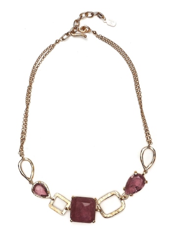 Фото Колье Estrosia 2-ая цепь вставка  турмалиновый ES-CLG17