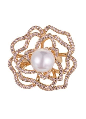 Фото Кольцо Madreperla MP02001064 pink/gold