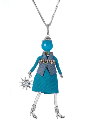 Фото Подвеска Miamelie кукла Кристел в синем