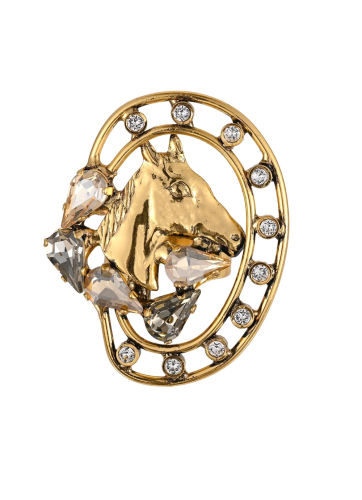 Фото Кольцо "Лошади" Claudio Canzian CC00201574 gold