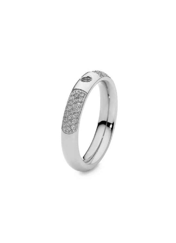 Фото Кольцо - База Deluxe Small Silver 16.5 мм Qudo 626658 S