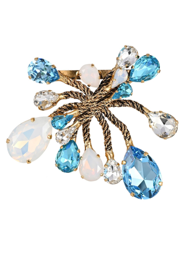 Фото Брошь "Хромосомы" Claudio Canzian CC00211005 blue