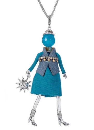 Фото Подвеска Miamelie кукла Кристел в синем