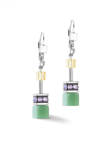 Фото Серьги Multicolour Pastel Silver Coeur de Lion 2838/20-1580