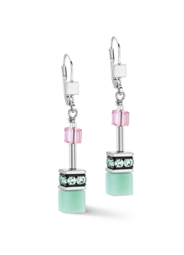 Серьги Green-Pink Coeur de Lion 4023/20-0504