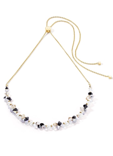 Фото Колье Dancing Crystals & Pearls Black-Crystal Coeur de Lion 1124/10-1318