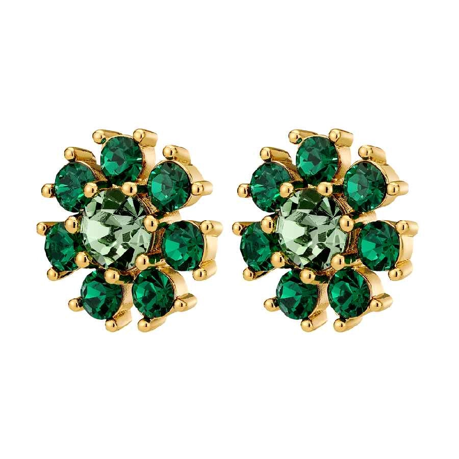 Фото Серьги AUDE SG EMERALD GREEN Dyrberg Kern