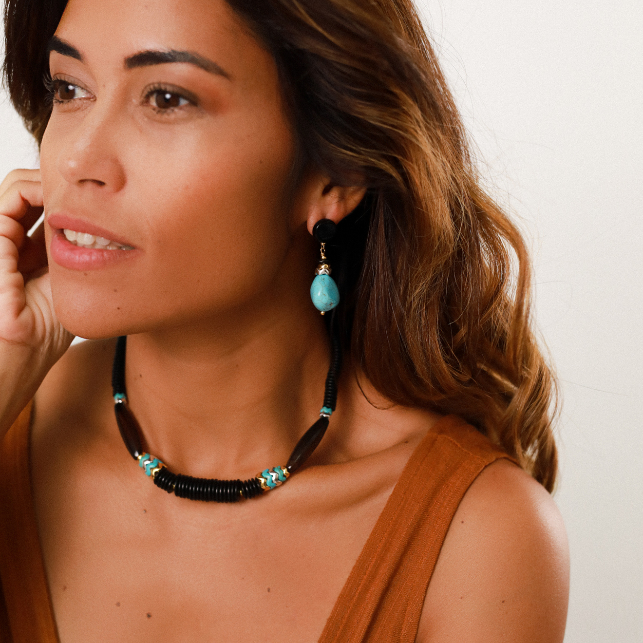 Фото Серьги Lagon noir Nature Bijoux 12-77504