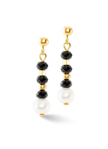 Фото Серьги Black-White Coeur de Lion 1131/21-1314