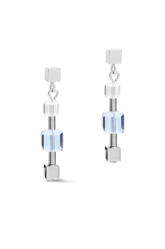 Фото Серьги Crystals Silver-Blue Coeur de Lion 5066/21-0700