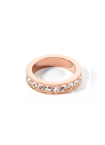 Фото Кольцо Crystal-Rose gold Coeur de Lion 0131/40-1822 58