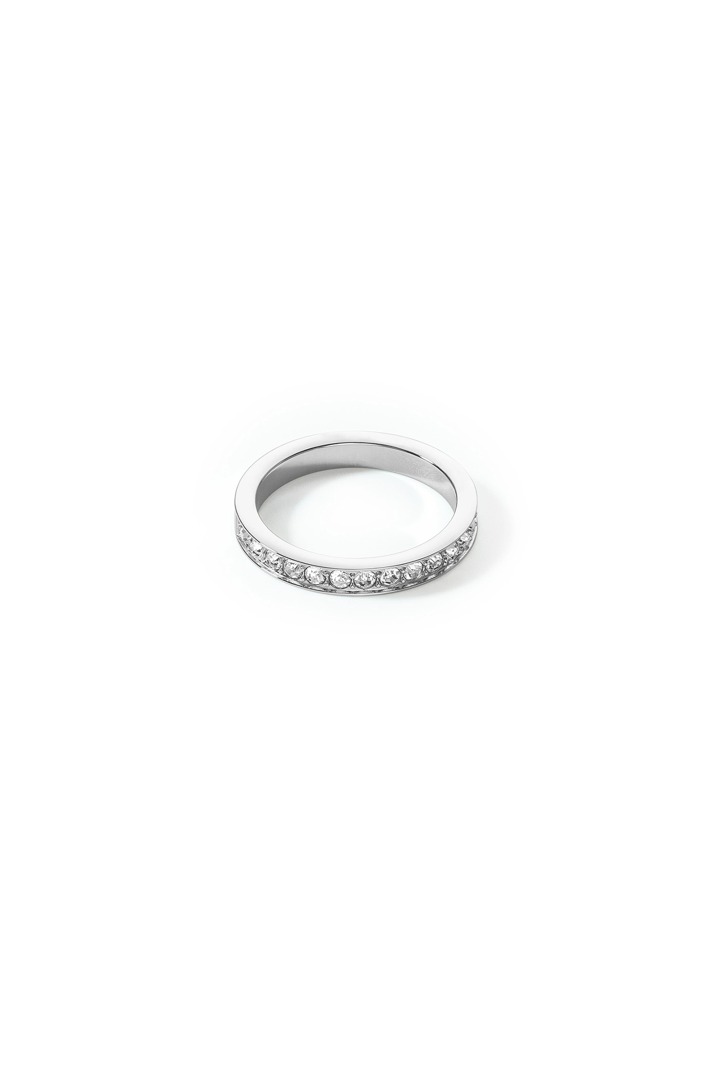 Кольцо Crystal-Silver 18 мм Coeur de Lion 0127/40-1817 56