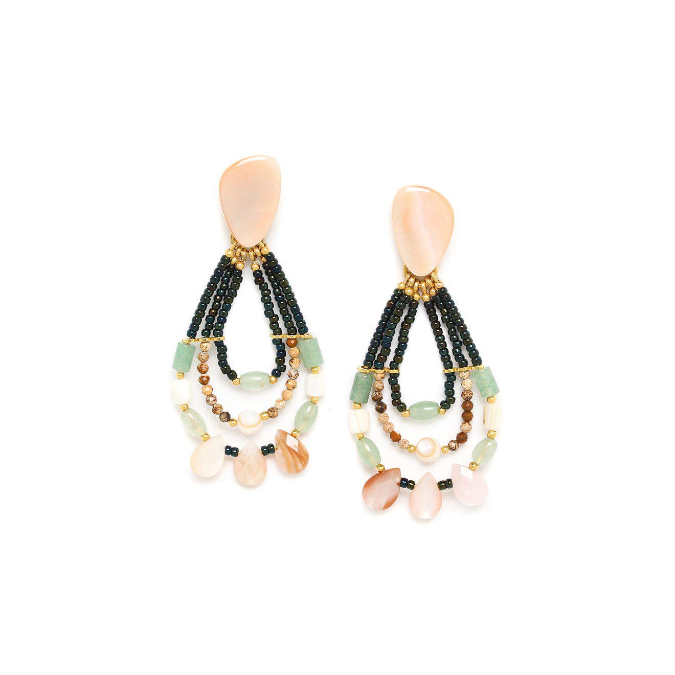 Фото Серьги Menthe a l`eau Nature Bijoux 12-78132