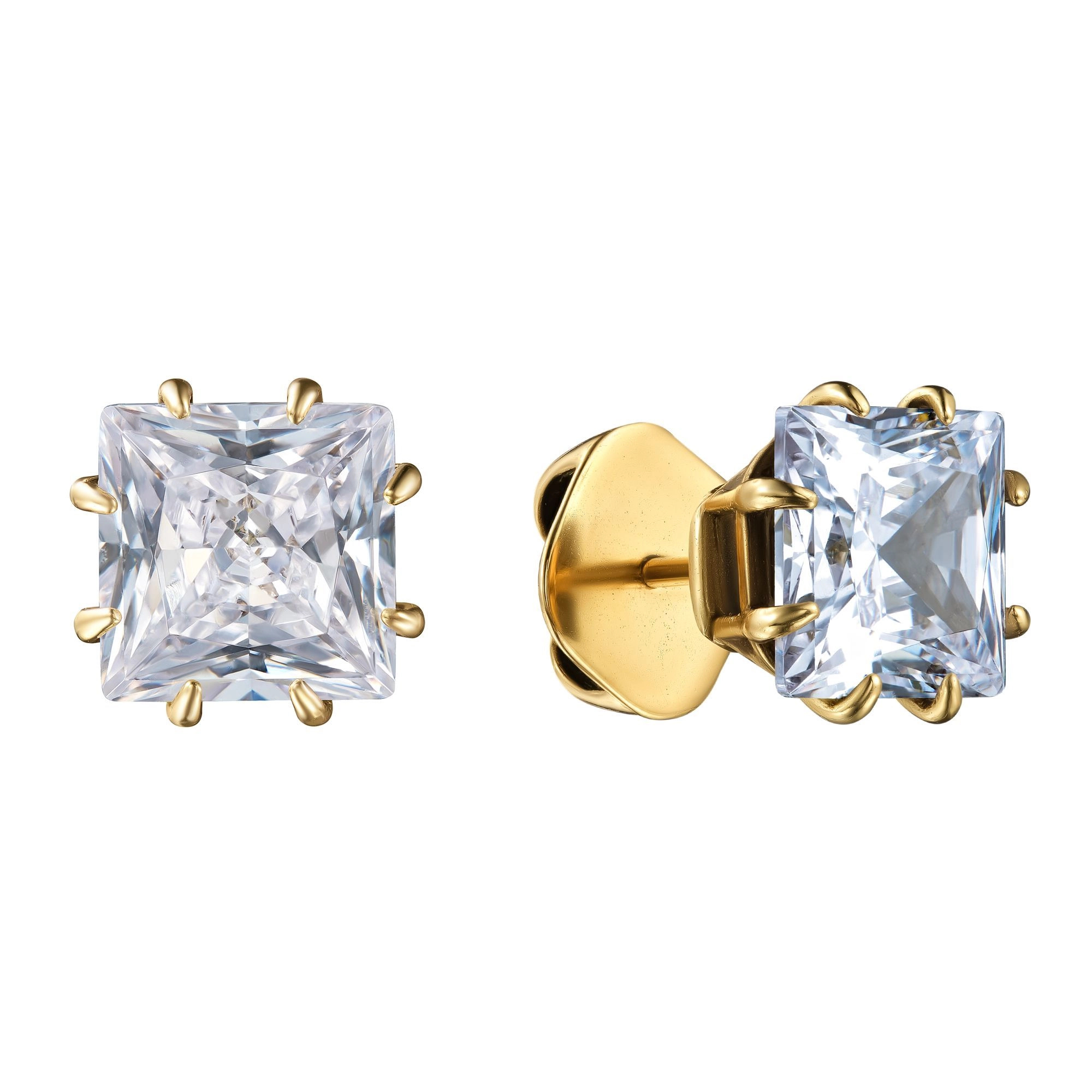 Серьги пусеты VIVIENNE Fiore di Firenze OR1606 CRYSTAL PICCOLO