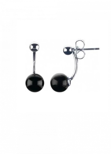 LES JARDINS серьги LUCIEA SS BLACK 340273
