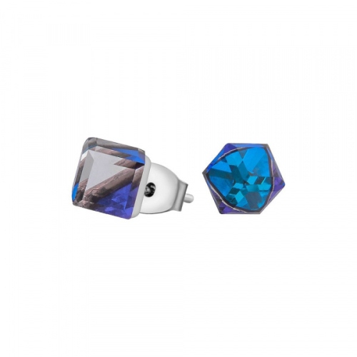 Пусеты Crystal Bermuda Blue Fiore Luna SWE1127/1 CBB S
