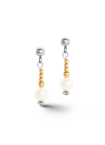 Фото Серьги White bicolor Coeur de Lion 1117/21-1426