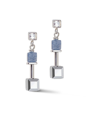 Фото Серьги Silver-blue Coeur de Lion 5074/21-0700