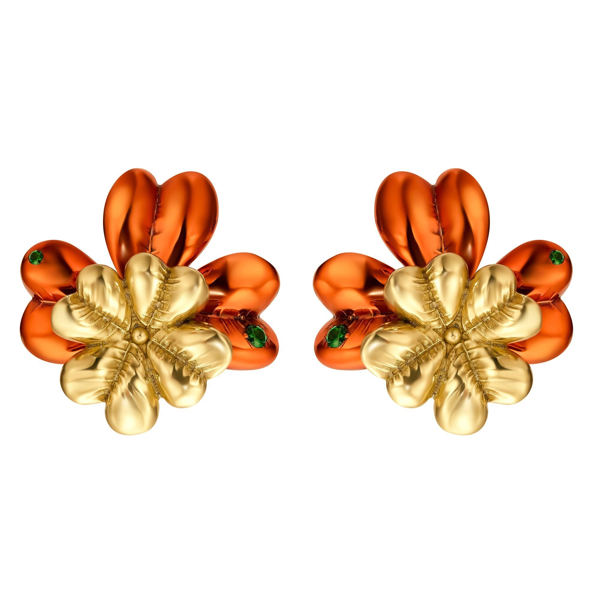 Серьги FORTUNA Fiore di Firenze OR6450 ARANCIA