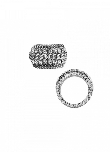 CHAINREACT кольцо ERMINA III SS CRYSTAL 332725