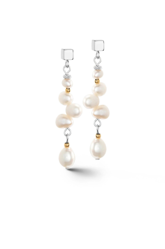 Фото Серьги White bicolor Coeur de Lion 1106/21-1426