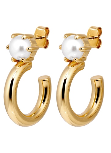 Серьги QUINTE SG WHITE PEARL