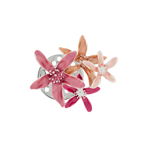 Брошь 4 Цветка