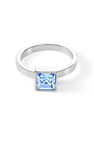 Фото Кольцо Light Blue-Silver Coeur de Lion 0500/40-0741 58