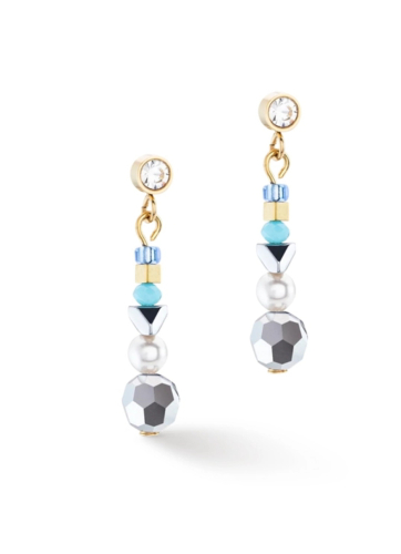 Фото Серьги Turquoise Coeur de Lion 2035/21-0600