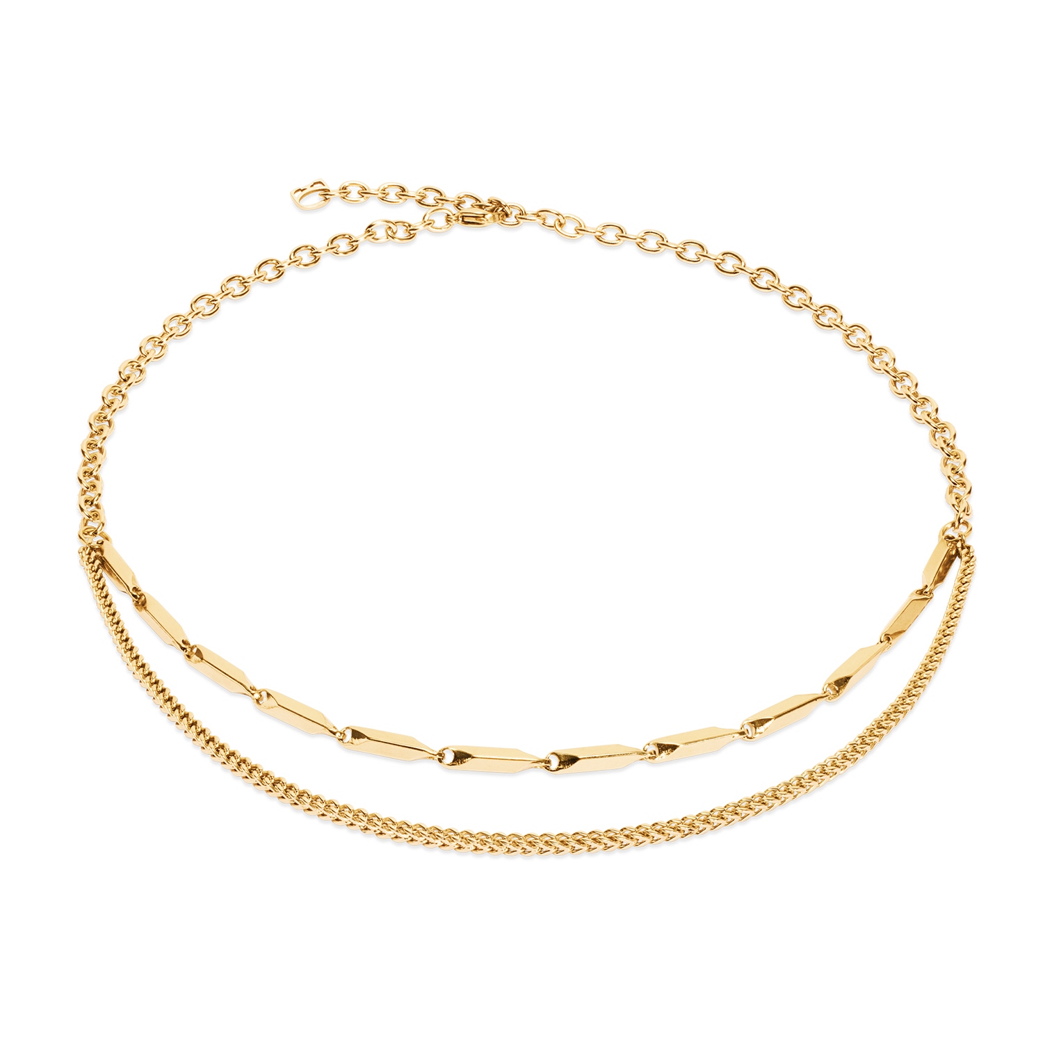 Фото Колье Twisted Layers Gold Coeur de Lion 0801/10-1600