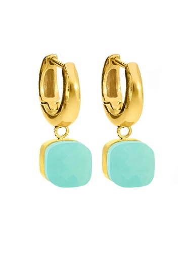 Фото Серьги FIRENZE (G) Light Palace Green Opal Qudo 107001/20-4510