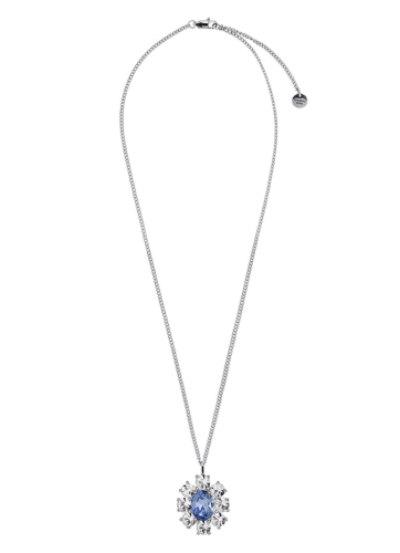 Фото Колье CLAUDIA SS LIGHT BLUE / CRYSTAL Dyrberg Kern 420045 S/BL