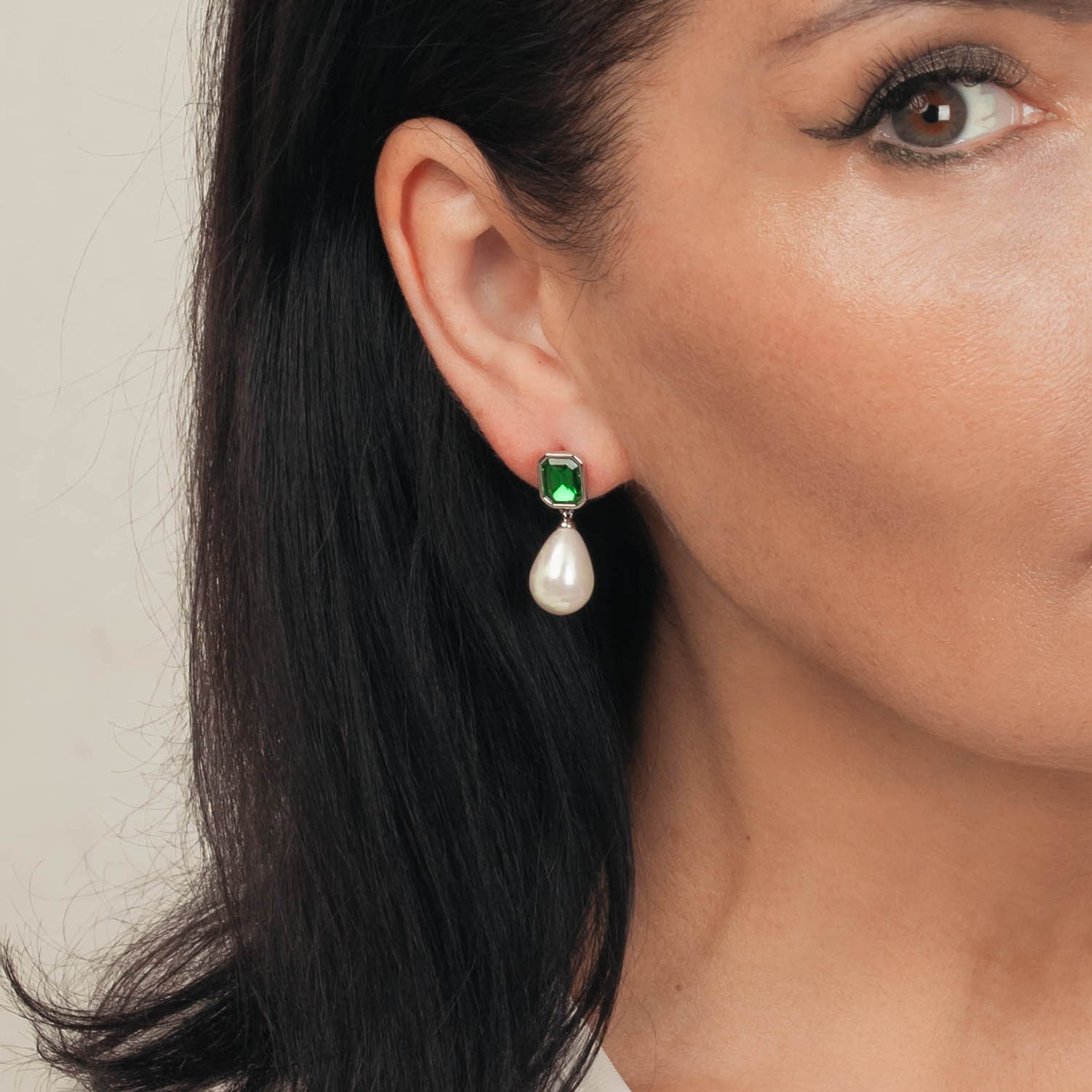 Фото Серьги EMERALD Fiore Luna Classic Fiore Luna ACE22420-07