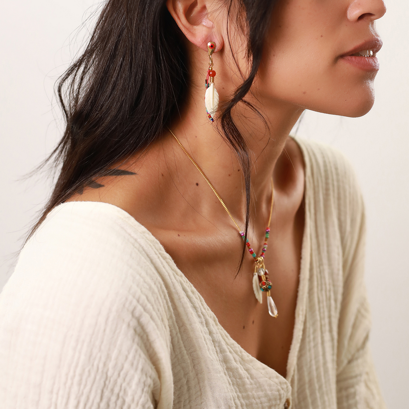 Фото Серьги Raksha Nature Bijoux 12-77354