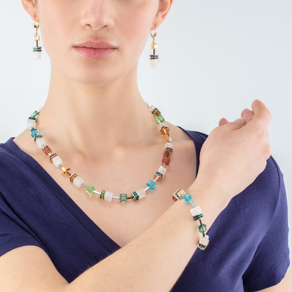 Фото Колье Multicolour Gold Coeur de Lion 4505/10-1516