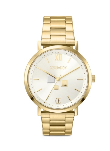 Часы Unisex Sunray Frosted Gold Coeur de Lion 7642/73-1614