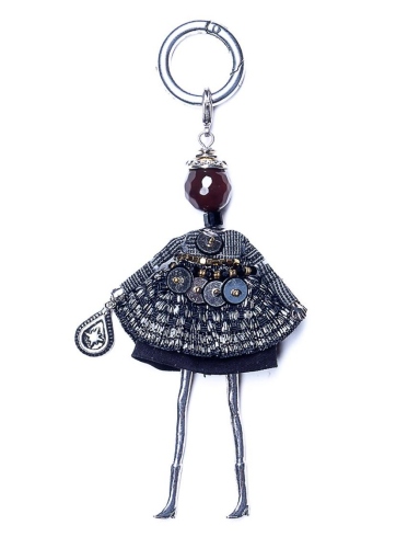 Фото Брелок Miamelie, кукла Мелиса, MiA-2202-P0226 серебристый