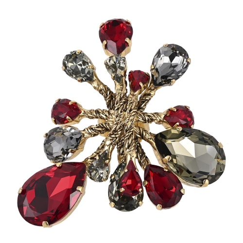 Фото Кольцо "Хромосомы" Claudio Canzian CC00201031 red