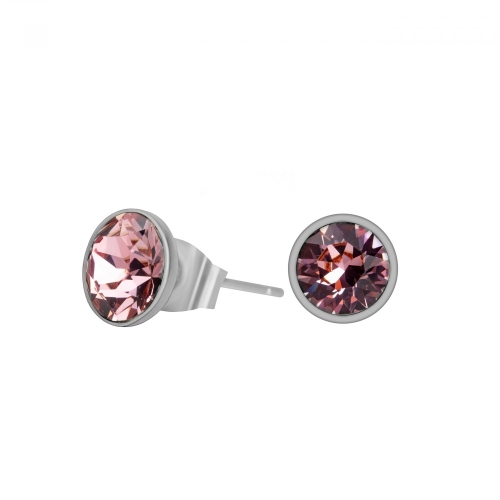 Пусеты Light Rose Fiore Luna SWE298 LR S
