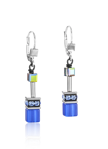 Фото Серьги GeoCUBE cobalt blue Coeur de Lion 4014/20-0712