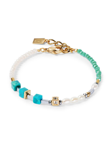 Фото Браслет Princess Fusion Pearls turquoise Coeur de Lion 1126/30-0605