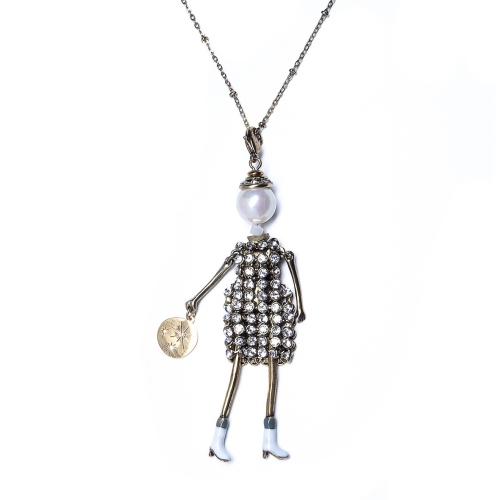 Фото Подвеска Miamelie, кукла Элоиза, MiA-2112-CL3815 золотистый