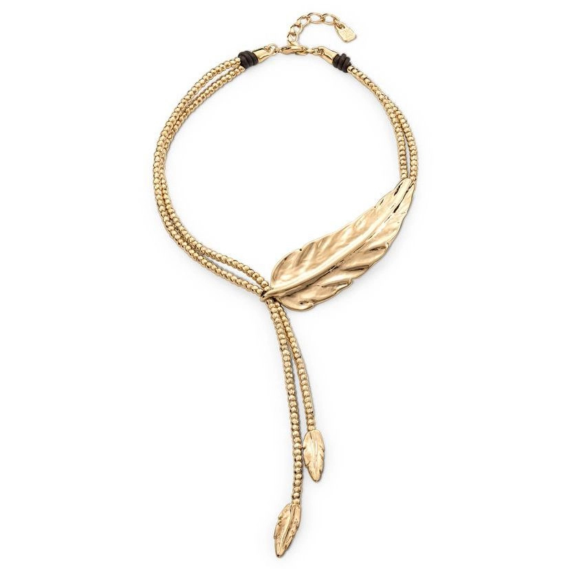 Колье Feather UNOde50 COL1306ORO0000U