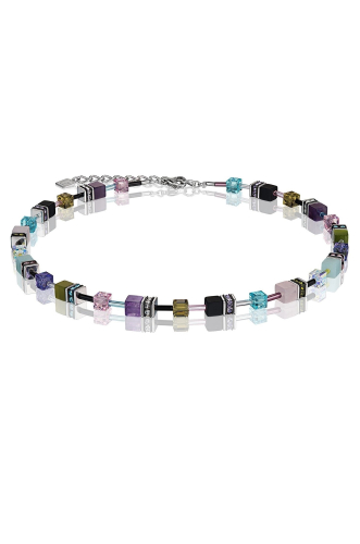 Колье Multicolor Gemstone Vintage Coeur de Lion 4905/10-1562