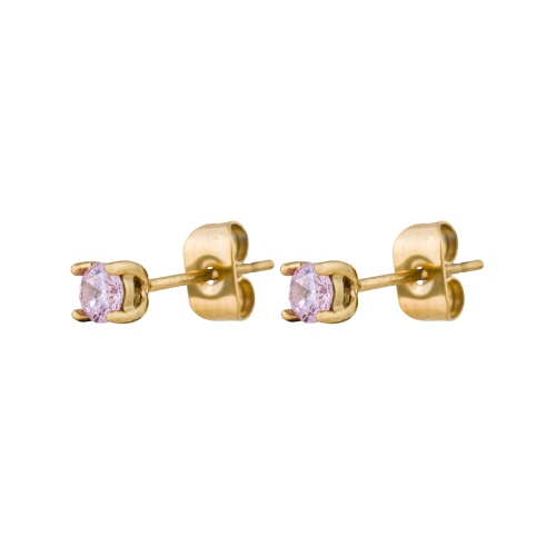 Пусеты LIGHT ROSE Fiore Luna AE03187-1 R/G