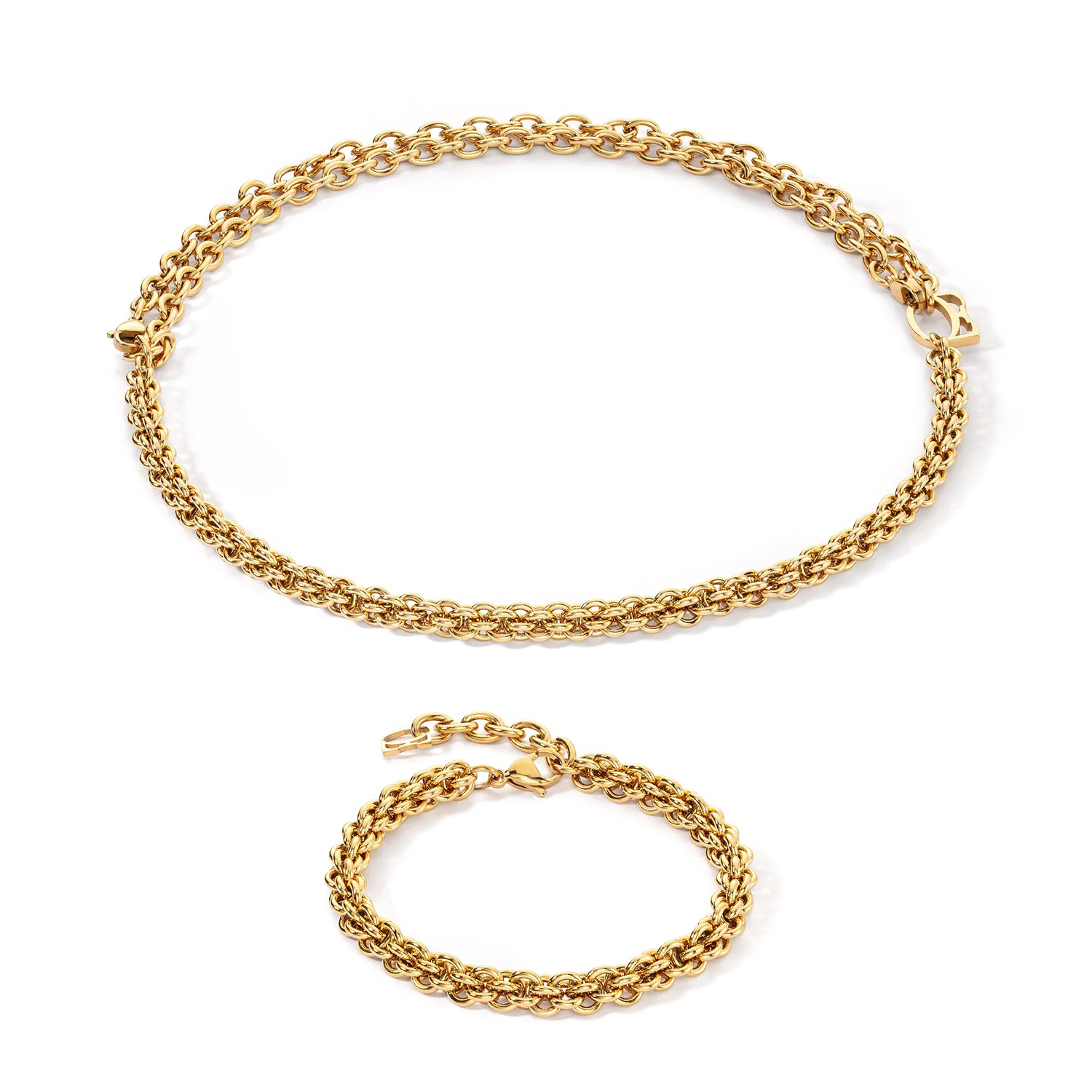 Фото Браслет Mesh Chain gold Coeur de Lion 0800/30-1600
