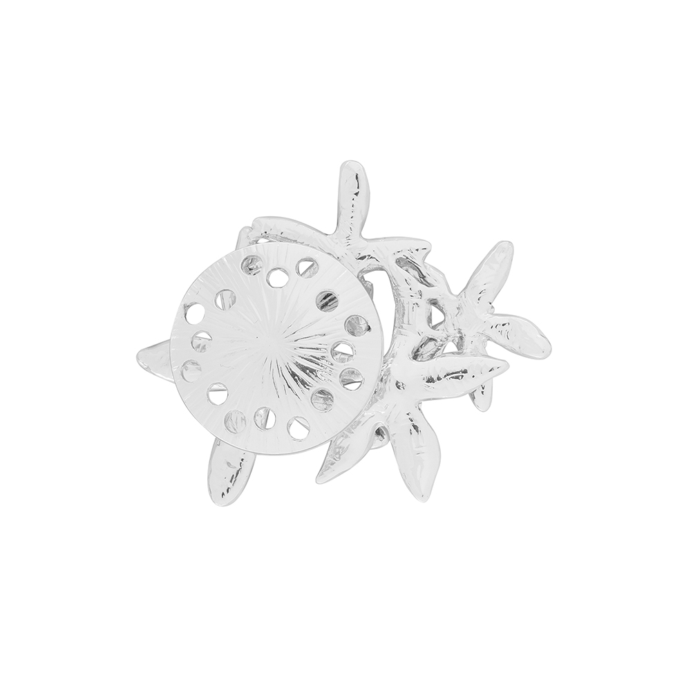 Фото Брошь 4 Цветка Fiore Luna Classic XZ0879.22 BL/S
