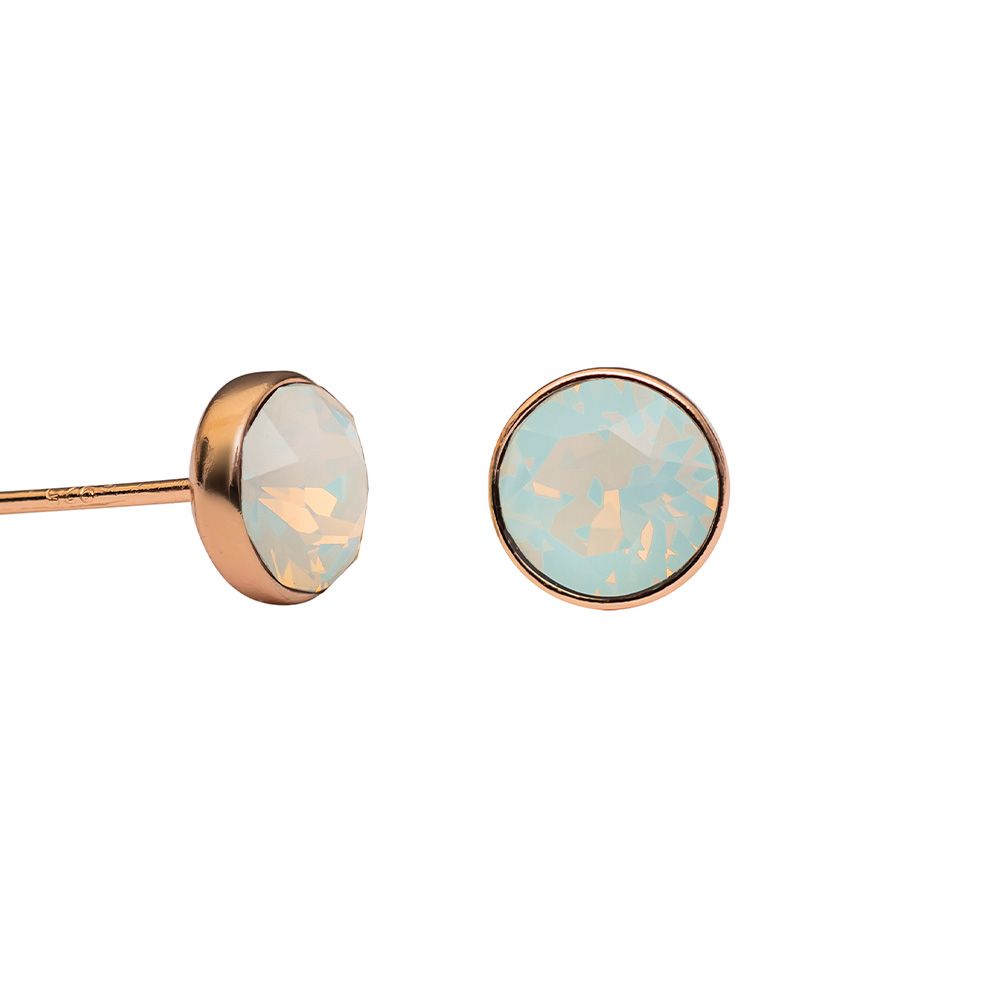 Фото Пусеты White Opal Kristal Fiore Luna SWE297 WO RG