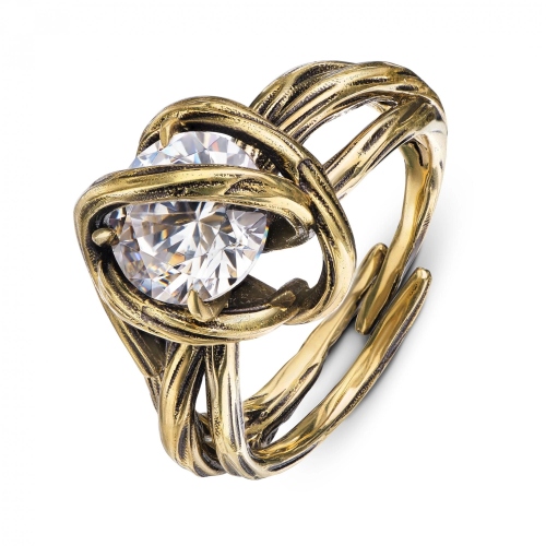 Фото Кольцо CORDA Fiore di Firenze AN0948 CRYSTAL