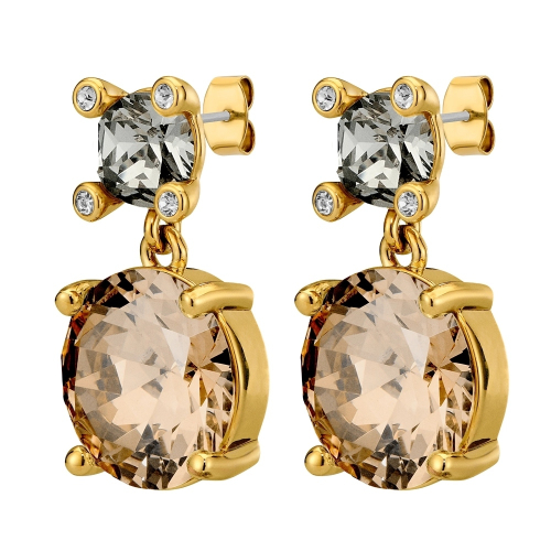 Серьги NICOLA SG GREY/GOLDEN Dyrberg Kern 450148